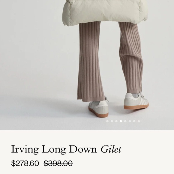 Varley Beige Puffer Vest - Picture 8 of 8